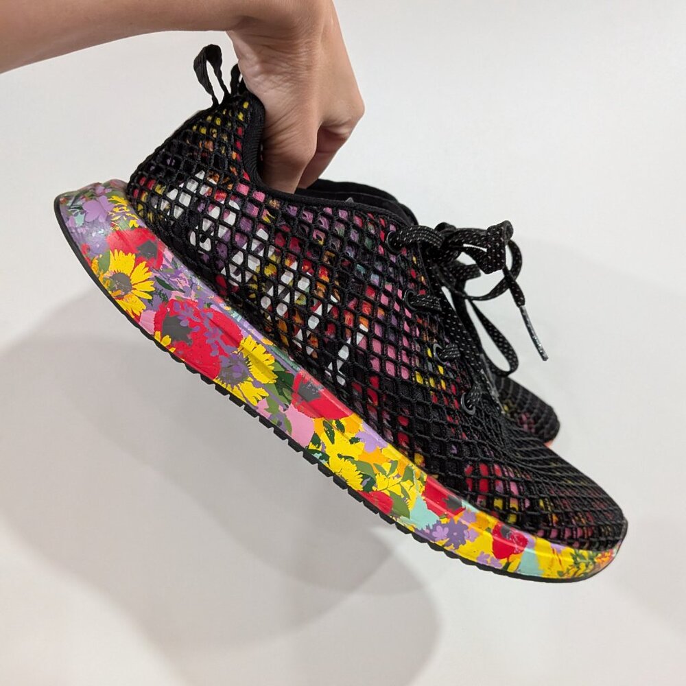 No Bull Floral Mesh Training Shoes Midnight Tropical Size 9.5